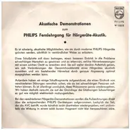 Heinz Piper - Akustische Demonstrationen zum Fernlehrgang für Hörgeräte-Akustik
