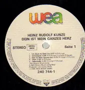 LP - Heinz Rudolf Kunze - Dein Ist Mein Ganzes Herz