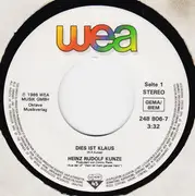 7inch Vinyl Single - Heinz Rudolf Kunze - Dies Ist Klaus