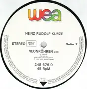 12inch Vinyl Single - Heinz Rudolf Kunze - Fallensteller / Neonröhren