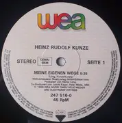 12inch Vinyl Single - Heinz Rudolf Kunze - Meine Eigenen Wege