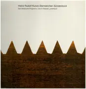 LP - Heinz Rudolf Kunze - Sternzeichen Sündenbock (Das Literarische Programm, Live Im Mainzer 'Unterhaus')
