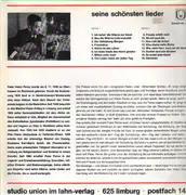 LP - Heinz Perne - Seine schönsten Lieder