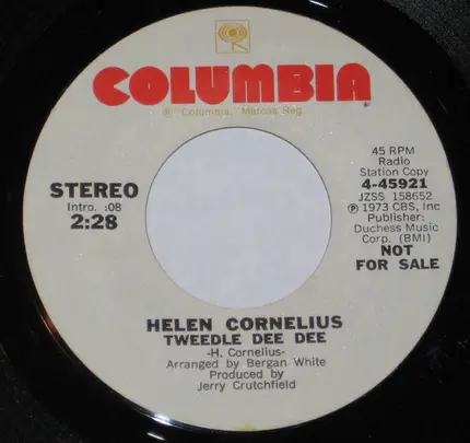 Helen Cornelius - Tweedle Dee Dee