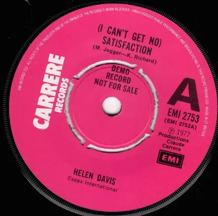 Helen Davis - Satisfaction / Yesterday A King
