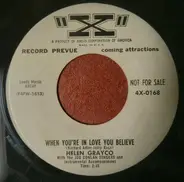 Helen Grayco With The Jud Conlon Rhythmaires - Love And Marriage / When You're In Love You Believe