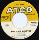 7inch Vinyl Single - Helen Merrill - You Don't Know Me / I'm So Lonesome I Could Cry