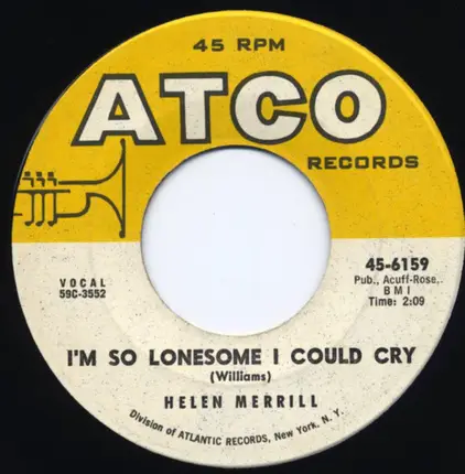 Helen Merrill - You Don't Know Me / I'm So Lonesome I Could Cry