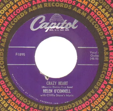 Helen O'Connell - Crazy Heart / Any Time