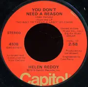 7inch Vinyl Single - Helen Reddy - Bluebird / You Don't Need A Reason