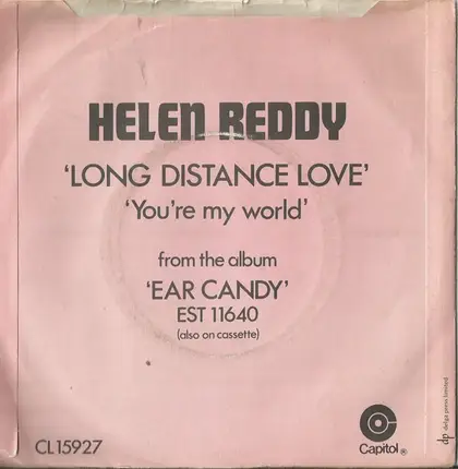 Helen Reddy - Long Distance Love