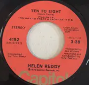 7inch Vinyl Single - Helen Reddy - Somewhere In The Night / Ten To Eight