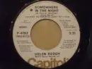 7inch Vinyl Single - Helen Reddy - Somewhere In The Night