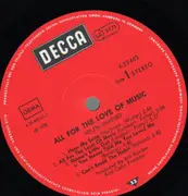 LP - Helen Shapiro - All for the love of music