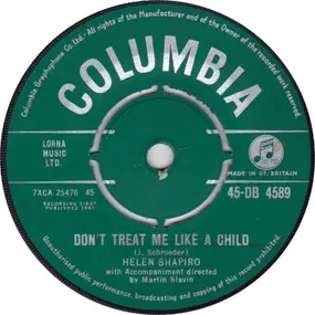 Helen Shapiro - Don't Treat Me Like A Child