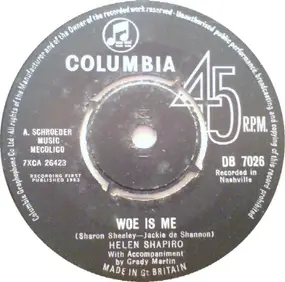 Helen Shapiro - Woe Is Me