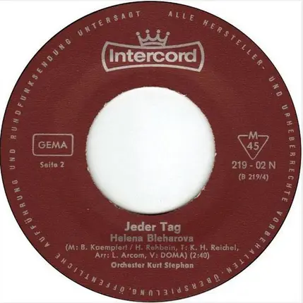 Helena Blehárová - Abend Über Prag / Jeder Tag