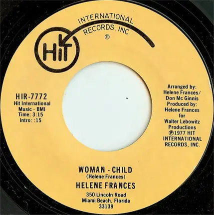 Helene Frances - A Woman Alone / Woman - Child