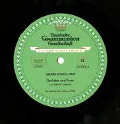 LP - Bertolt Brecht / Helene Weigel - Helene Weigel Liest Bertolt Brecht - Mono