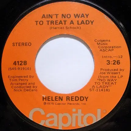 Helen Reddy - Ain't No Way To Treat A Lady