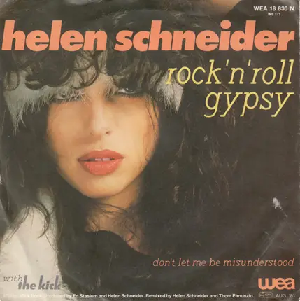 Helen Schneider With The Kick - Rock 'N' Roll Gypsy