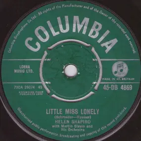 Helen Shapiro - Little Miss Lonely