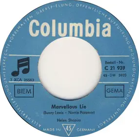 Helen Shapiro - Marvellous Lie