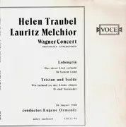 LP - Helen Traubel, Lauritz Melchior - Wagner Concert