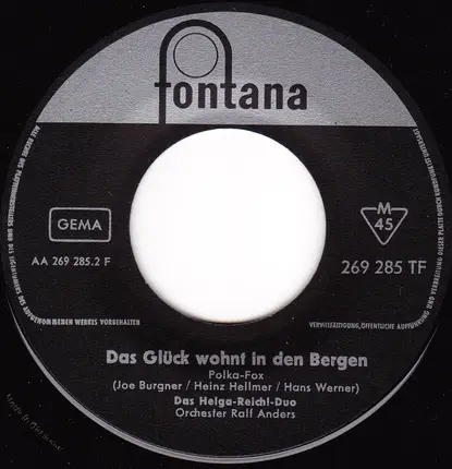 Helga-Reichel-Duo - Was Braucht Man Mehr Auf Dieser Welt