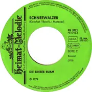 7inch Vinyl Single - Helga Reichel Und Auer Dirndl / Linzer Buam - Kufsteiner Lied / Schneewalzer