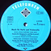 LP - Duport / Romberg / Spohr - Musik Für Harfe Und Cello