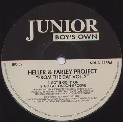 Heller & Farley Project - From The Dat Vol. 2