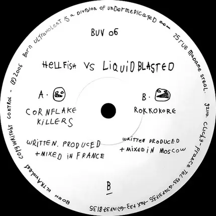 Hellfish vs. Liquid Blasted - Cornflake Killers / Rokkokore