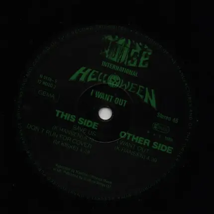 Helloween - I Want Out
