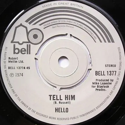Hello - Tell Him