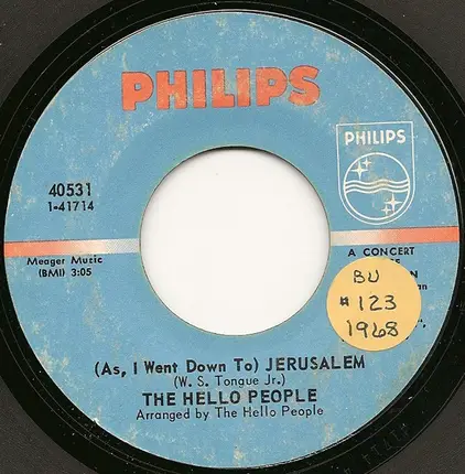 Hello People - (As, I Went Down To) Jerusalem
