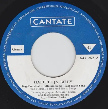 Helmut Barbe - Halleluja Billy