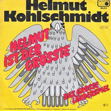 Helmut Kohlschmidt - Helmut Ist Der Größte