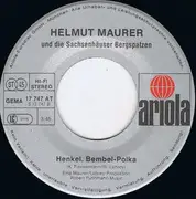 7inch Vinyl Single - Helmut Maurer Und Die Sachsenhäuser Bergspatzen - Ich Bin Verliebt In Meine Henkel-Bembelina