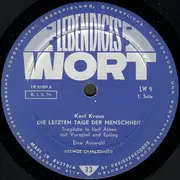 LP - Helmut Qualtinger Liest Karl Kraus - Die Letzten Tage Der Menschheit