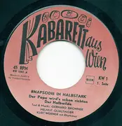 7inch Vinyl Single - Helmut Qualtinger Singt Gerhard Bronner - Rhapsodie In Halbstark