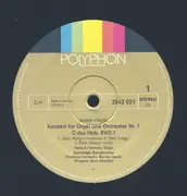 LP - Helmut Tramnitz , Bamberger Symphoniker , Werner Jacob , Gerd Albrecht - Joseph Haydn: 3 Orgelkonzerte