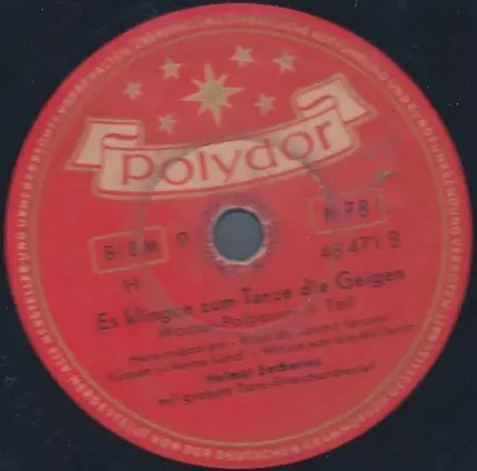 Helmut Zacharias And His Orchestra - Es Klingen Zum Tanze Die Geigen