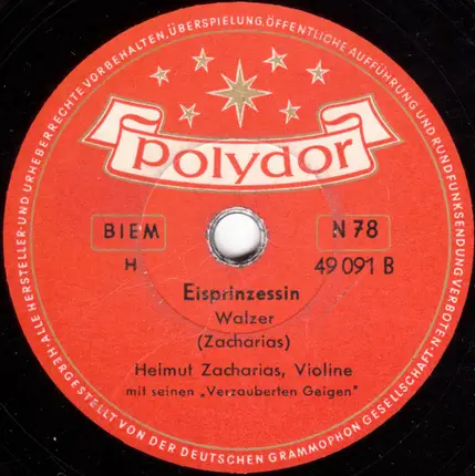 Helmut Zacharias - Limelight / Eisprinzessin