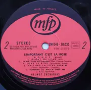 LP - Helmut Zacharias - L'important C'est La Rose