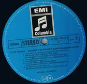 LP - Helmut Zacharias - Love Story - Helmut Zacharias Spielt Liebesgeschichten