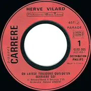 7inch Vinyl Single - Hervé Vilard - On Laisse Toujours Quelqu'un Derrière Soi
