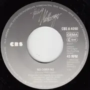 7inch Vinyl Single - Herwig Mitteregger - So Oder So