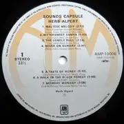 LP - Herb Alpert - Sounds Capsule - Insert