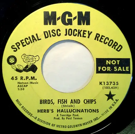 Herb Strizik - Birds, Fish And Chips / O.K. Fine
